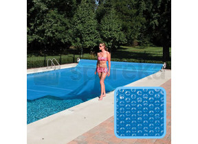 Linxor - bâche à bulles 2 m x 2 m pour piscine - 300 microns - bleu EGK336