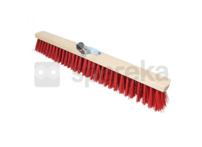 Linxor - balai cantonnier en bois - 60 cm - rouge EGK1544