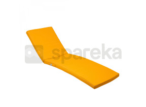 Linxor - coussin déhoussable pour bain de soleil, transat - 183 x 60 cm - jaune EGK3067