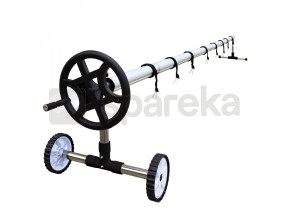 Linxor - enrouleur de bâche à bulles pour piscine extensible de 1 m à 6 m + système d\'attache EGK22