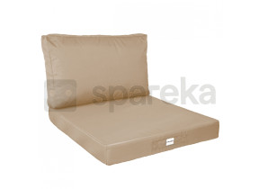 Linxor - kit de coussins pour salon de jardin déhoussables - 60 x 60 cm - beige EGK3654