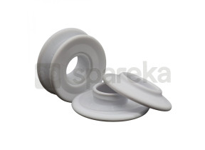 Linxor - lot de 10 oeillets à clipser pour bâche à bulles ou autres types de bâches - blanc EGK2565