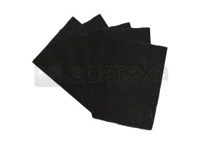 Linxor - lot de 5 filtres à charbon actif pour composteur, poubelle à compost - rectangle EGK3340