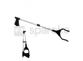 Linxor - pince à déchets, ramasse objets, avec embouts magnétiques - pliable - noir EGK3270