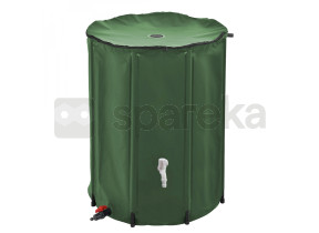 Linxor - réservoir souple, récupérateur d\'eau de pluie pliable - 500 l - vert EGK2398