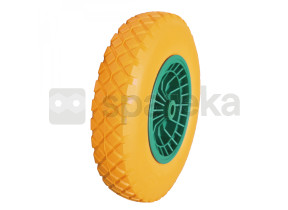 Linxor - roue increvable pour brouette 38.5 x 9 cm - axe 20 mm EGK1657