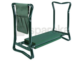 Linxor - tabouret de jardinage pliable avec rangement - vert EGK1949