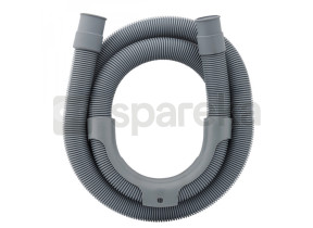 Linxor - tuyau de vidange, d\'évacuation universel pour machine à laver, lave vaisselle - gris - 1,5 m EGK3720