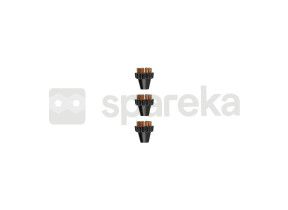 Lot de 3 petites brosses en laiton PAEU0297