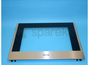 Oven porte glass 6-8 9005/vz065 glu fs 655327
