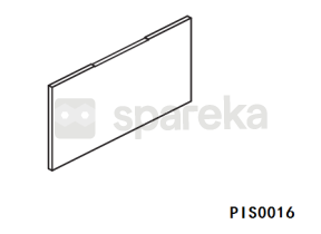 Panneau avant du tiroir de droite 259PIS0016