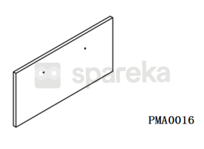 Panneau avant du tiroir de droite 259PMA0016
