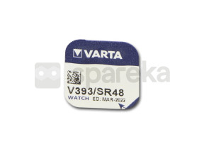 Pile montre argent v393 sr48 1.55v 393101111