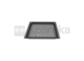 Plaque de cuisson / poêle airfry 35 x 455 x 375 mm, émaillée anthracite 17007163