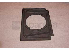 Plaque de fonte de coude feu de gauche 93806651