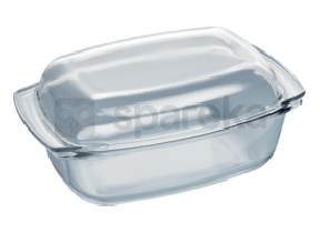 Plat à rotir en verre 5,1 l 17000903