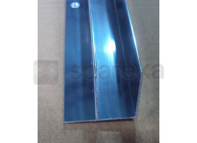 Profil mural chromé 1850 mm da046 221DA046