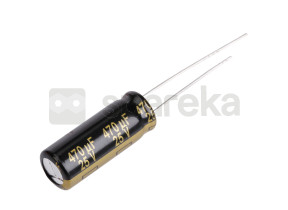 Proline elko condensateur panasonic, 470μf, 25v c.c., série nhg ECA1EHG471