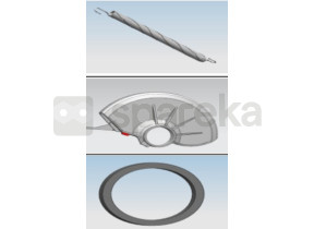 Protège-lame inférieur kit1-nc1300cs 158KIT1NC1300CS