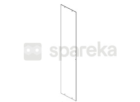 Quad panneau de verre transparent mobile 70 032QUAD201CMGP