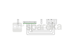 Rampe moteur pour lave-linge Electrolux 132522445