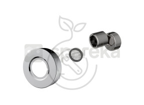 Rosette + rondelle + kit jambes s essential thermo 82b38200-000 pour douche sensea 33482B38200000