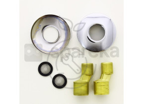 Rosette + rondelle + pied en s 3041x0-01b 3973041X001B