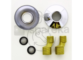 Rosette + rondelle + pied en s kit 4 4026x4-01c 3974026X401C