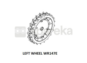 Roue arrière gauche landroid (x1) 50041373