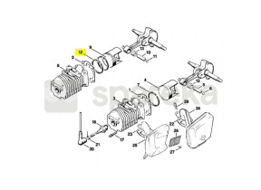 Segment de piston d.48x1,5 1110-034-3003
