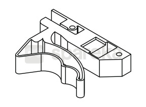 Système de fermeture gauche hard.r2 208HARDR2