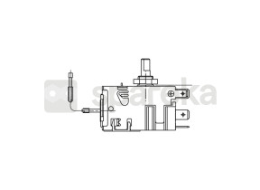 Thermostat 680mm pour refrigerateur Aeg 206397985
