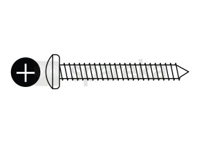 Vis 5x38 mm hard.y 208HARDY