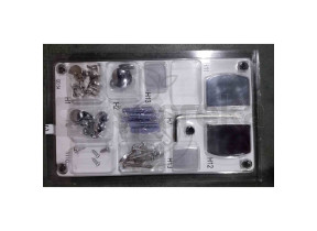 Vis, chevilles, caches argent qu027 221QU027