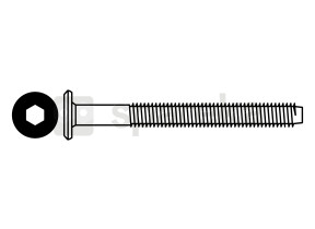 Vis filetée 60 mm hard.av 208HARDAV