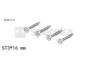 Vis st3 * 16 mm 259DC0013D