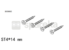 Vis st4 * 14mm 259DC0002