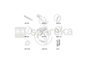 Visserie et cache-vis essentiels sessscrewb 132SESSSCREWB