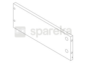 Volet 19left cote groupe de haut tiroir / cote gauche tiroir 208A19130O19