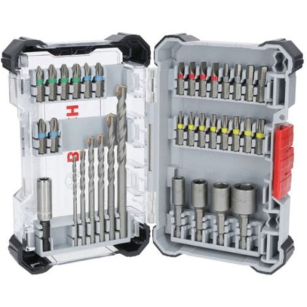 Assortiment d'embouts de vissage et de forets cyl-3 bosch extra hard 35 pièces - 2607017728