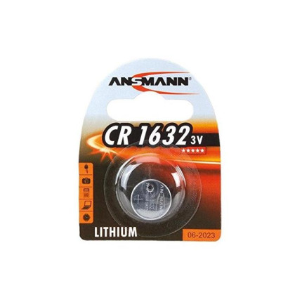 Blister de 1 pile lithium cr1632 3v