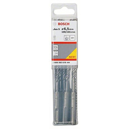 Bosch 2608585609 foret sds-plus-5 pour marteau perforateur Ø 3,5 mm longueur 160 mm 10 pièces
