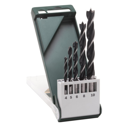 Bosch outillages 2609255214 assortiment de mèches à bois hélicoïdales 4/5/6/8/10,0