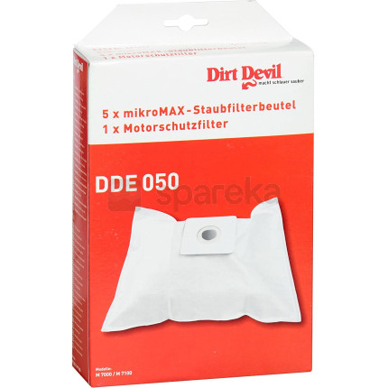 5X SACS +1 FILTRE MOTEUR POUR M7000/7100(EXPORT) Aspirateur 7000022