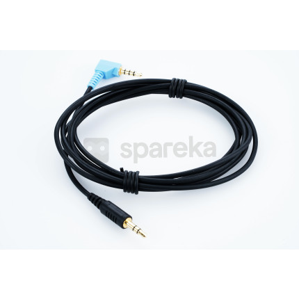 Cordon, 2m, male 3,5mm noire-1