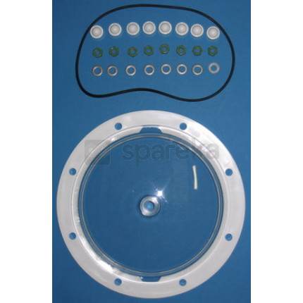 Couvercle + bride + joint + boulons + cache-vis filtre laminé side (2007 +) Filtre à sable EFL0022P