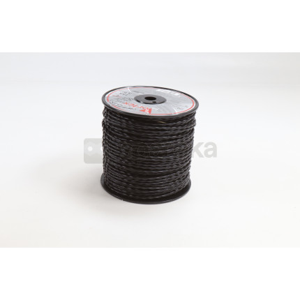 Fil nylon vortex de forme torsadée diam. 3,9mm, l. 76m