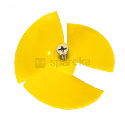 Hélice jaune avec vis robot de piscine <span>9995269</span>-2