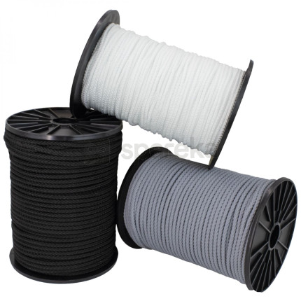 Linxor - bobine de corde tressée 4 mm x 100 m - gris-2