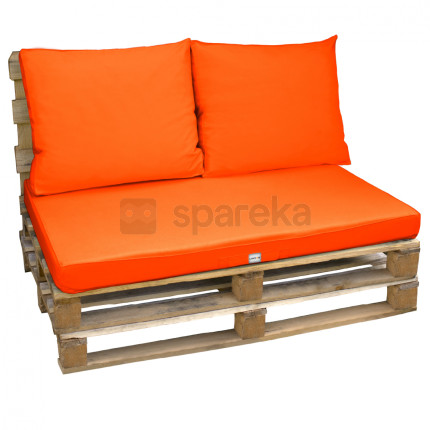 Linxor - kit de coussins pour palette déhoussables - orange